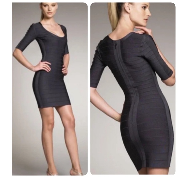 NWT Herve Leger Allison Dress - Picture 4 of 16